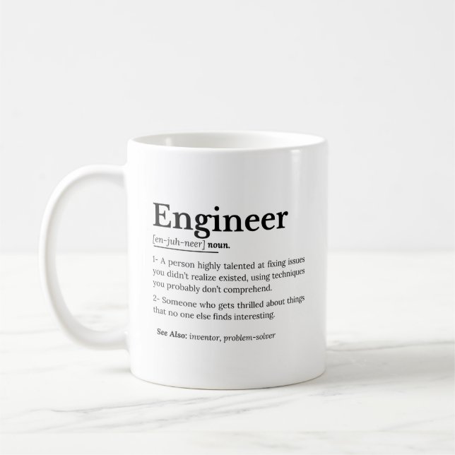 Mug Le vrai sens d'un ingénieur (Gauche)