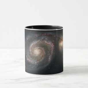 Mug Le Whirlpool Galaxy M51 & Companion dans l'espace