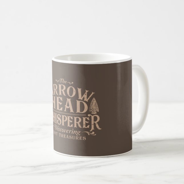 Mug Le Whisperer Arrowhead, Drôle chasse Arrowhead (Devant droit)