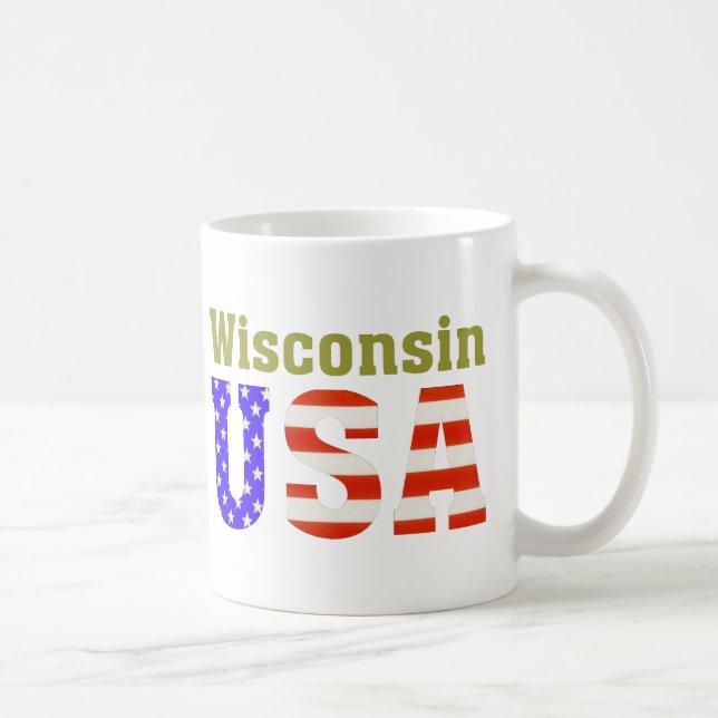 Mug Le Wisconsin Etats-Unis ! (Droite)