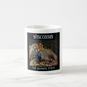 Mug Le Wisconsin l'état de blaireau
