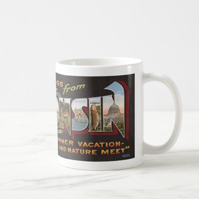 Mug Le Wisconsin vintage (Droite)