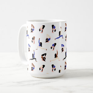 Mug Le yoga féminin pose
