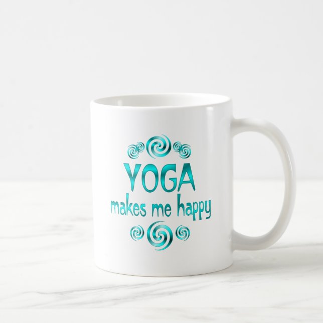 Mug Le yoga me rend heureux (Droite)