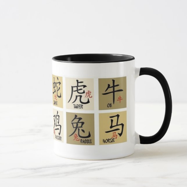 Mug Le zodiaque chinois signe la boue (Droite)