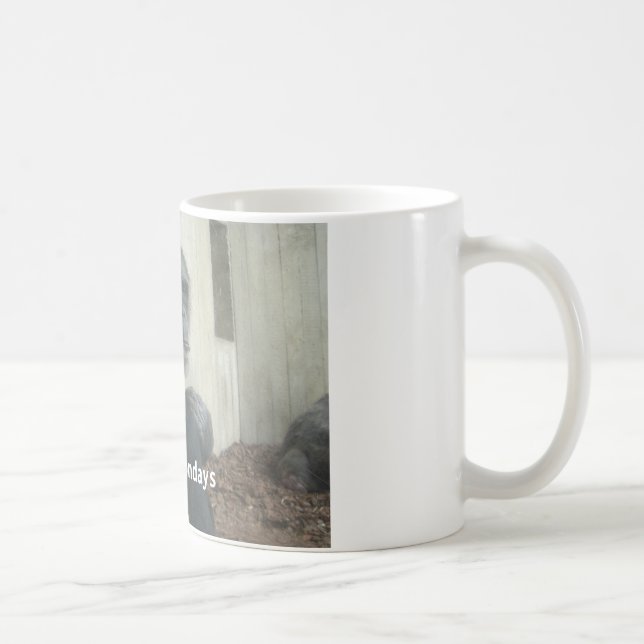 Mug Le zoo de Hanovre (135), je déteste lundi (Droite)
