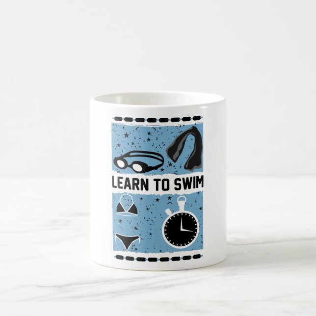 Mug Learn to Swim with This Lovely design (Centre)
