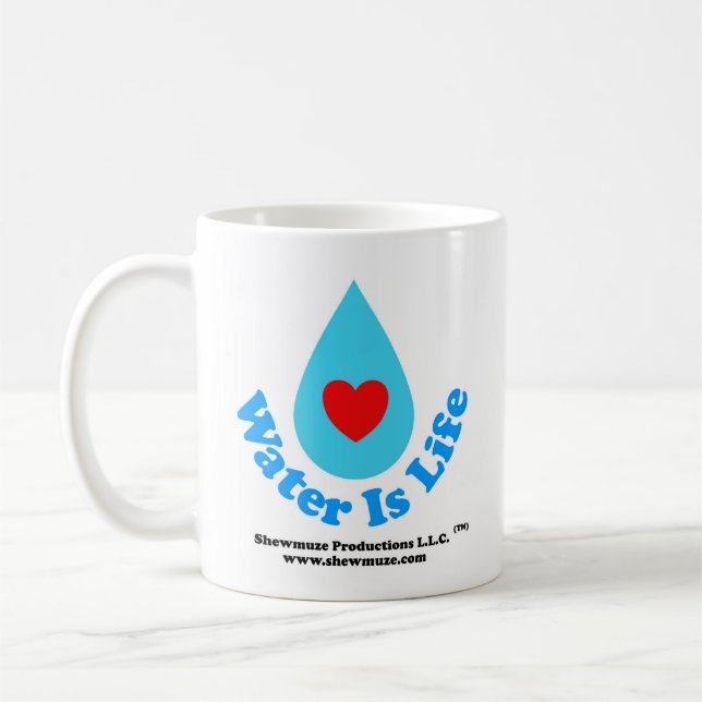 Mug L'eau est Life_Design #1 (Gauche)