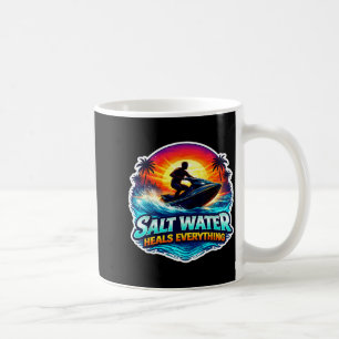 Mug L'eau salée guérit tout scooter de moto jetski