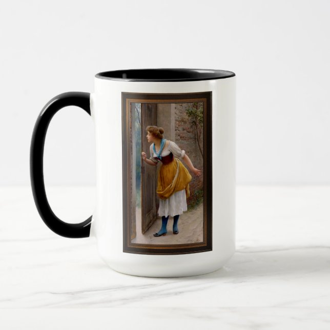 Mug L'Eavesdropper par Eugen von Blaas (Gauche)