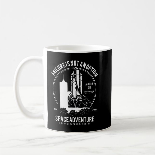 Mug L'échec n'est pas une option d'aventure spatiale  (Gauche)