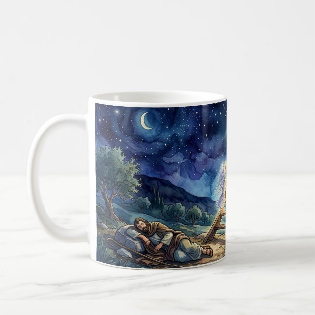 Mug L'échelle de Jacob. Cadeaux religieux (Gauche)