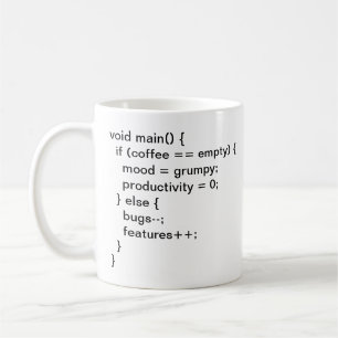 Mug L'échelle du café du programmeur