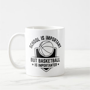 Mug L'École Est Importante, Mais Le Basket Est Importa