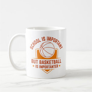 Mug L'École Est Importante, Mais Le Basket Est Importa