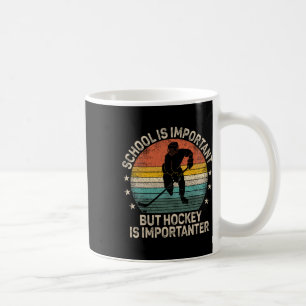 Mug L'école est importante mais le hockey est plus imp