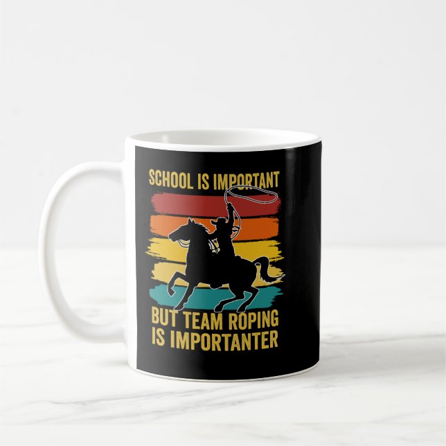 Mug L'École Est Importante, Mais Le Ropage D'Équipe Es (Gauche)