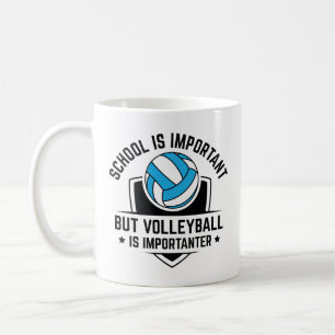 Mug L'École Est Importante, Mais Le Volley Est Importa