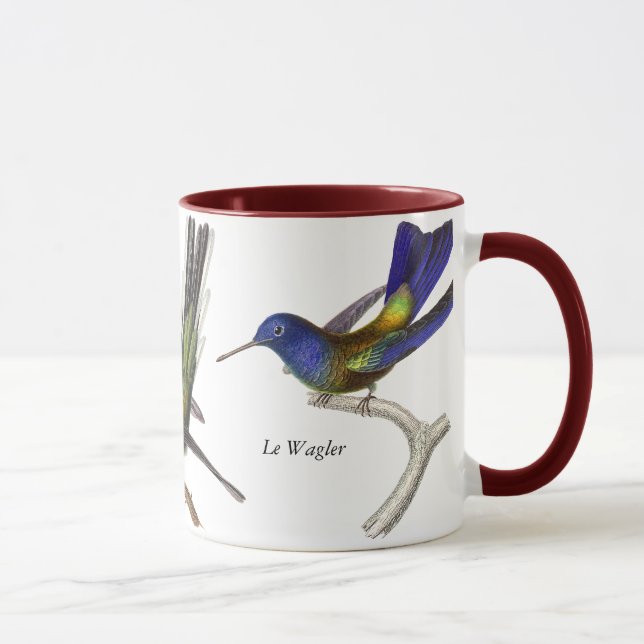 Mug Leçon de René Primevère - trois jolis colibris (Droite)