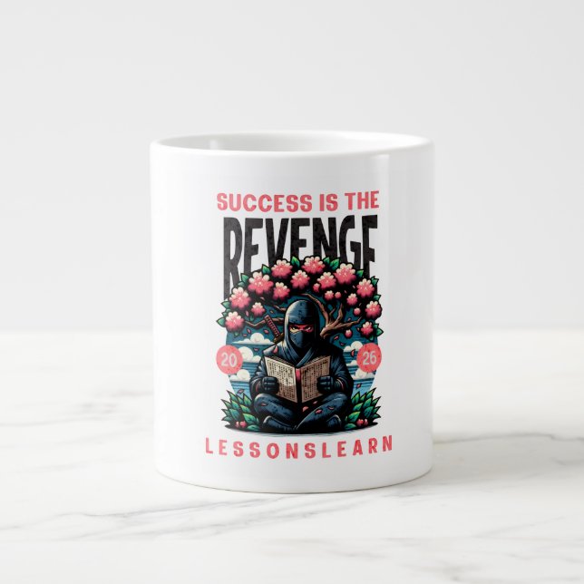 MUG LEÇONS APPRISES DE VENGEANCE RÉUSSITE MAISON (Devant)