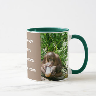 Mug Leçons sur la faune : La vie est courte, amusez-vo
