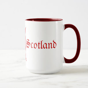 Mug L'Écosse Lion déchaîné, brave pour toujours
