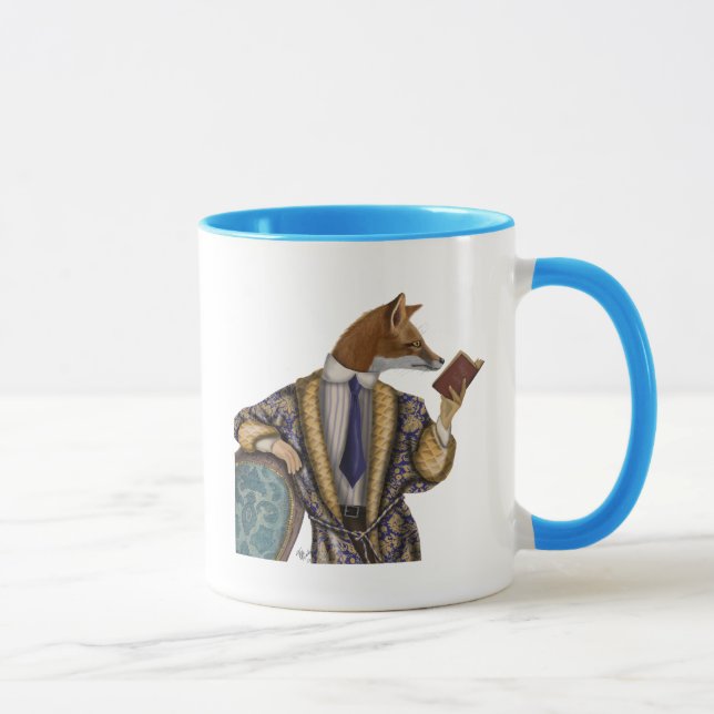 Mug Lecteur de livre Fox (Droite)