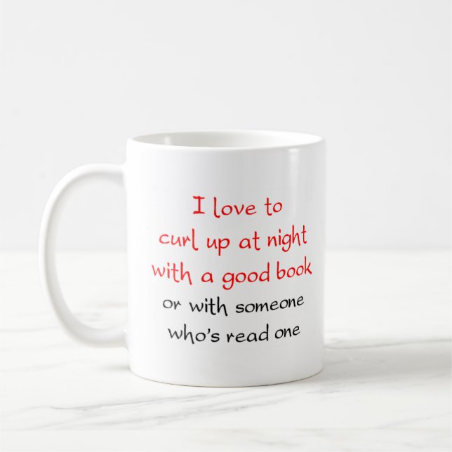 Mug lecteur de livres (Gauche)