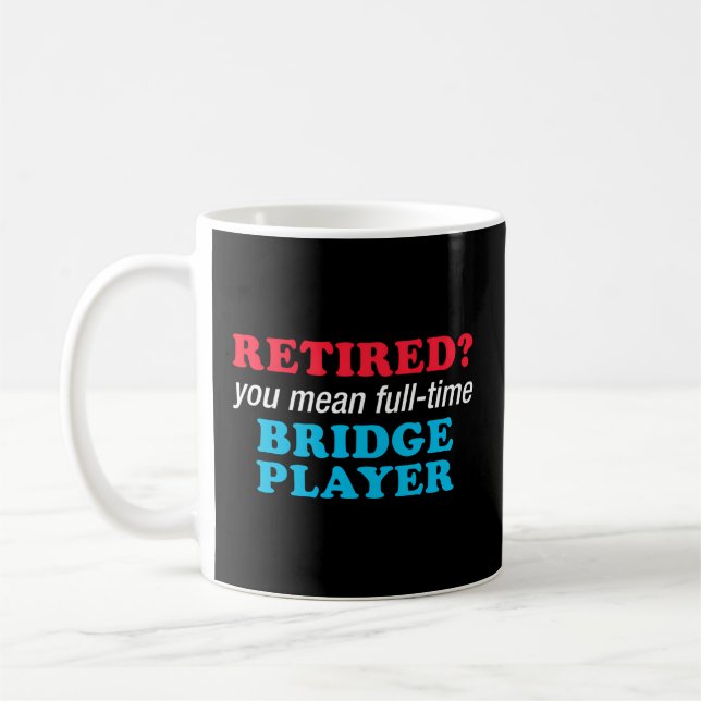 Mug Lecteur de pont à la retraite pour (Gauche)