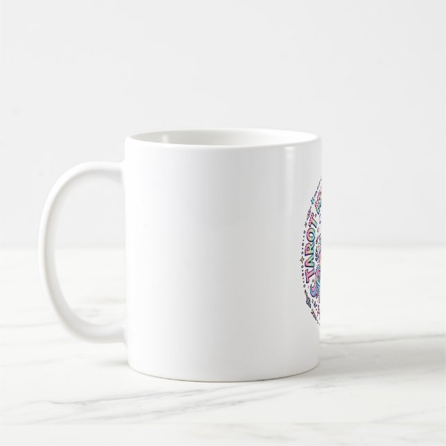 Mug Lecteur de Tarot Licorne Premium Impression Drôle  (Gauche)