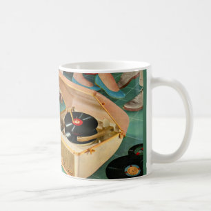 Mug Lecteur d'enregistrement portable des années 1950 