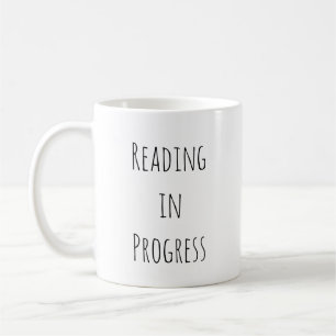 Mug Lecteur en cours Minimaliste Amateur de livres 