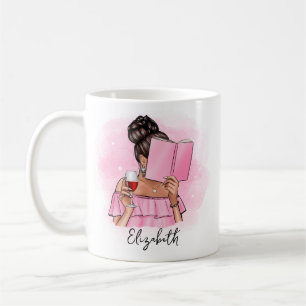Mug Lecteur Lover de livre mignon personnalisé