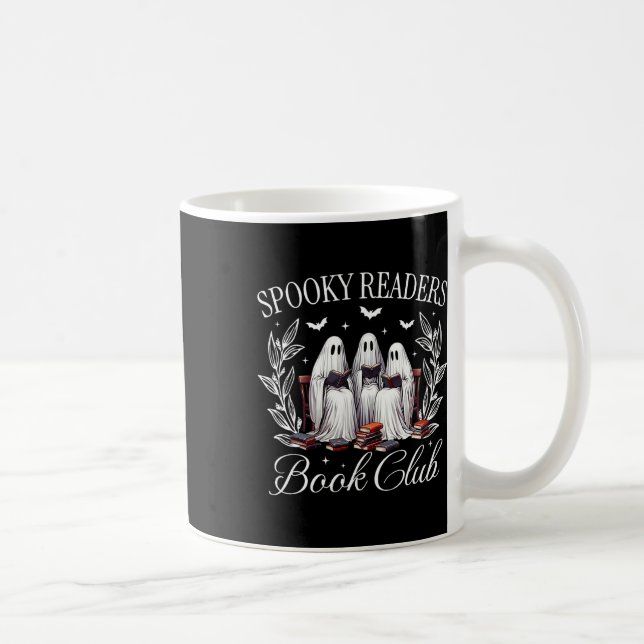 Mug Lecteurs Book Club Funny Ghost Enseignant Happy Ha (Droite)