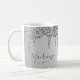 Mug Lecteurs de Parties scintillant Chic Silver Person
