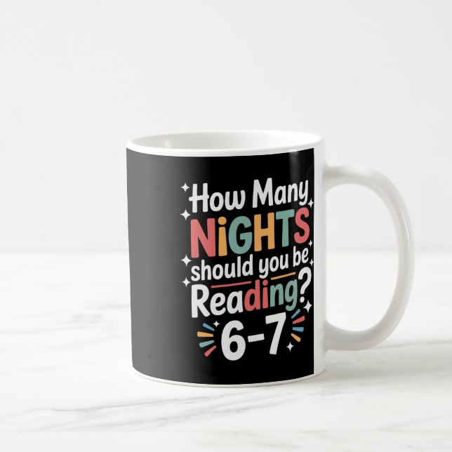 Mug Lecture Amusante 6 7 Six Sept Mème Professeur D'an (Droite)