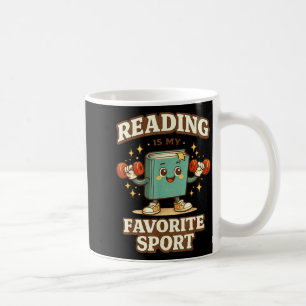 Mug Lecture amusante est le sport favori de l'amateur 