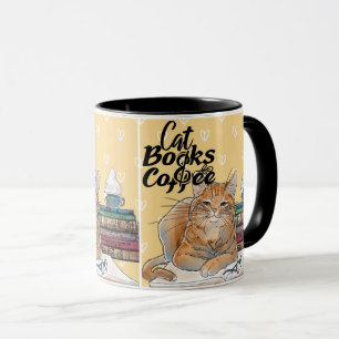 Mug Lecture confortable avec de mignons chats et des c