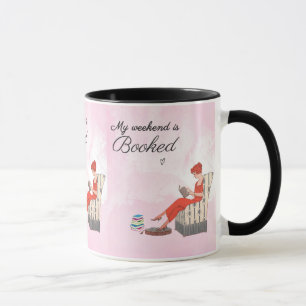Mug Lecture de livres par une femme