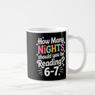 Mug Lecture drôle 6 7 Six Sept Mème Livre Englieacher