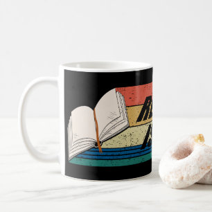 Mug Lecture est Lit - Lecture Livres Vintage Retro