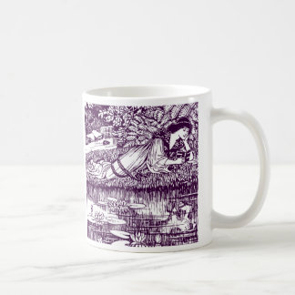 Mug Lecture par un étang