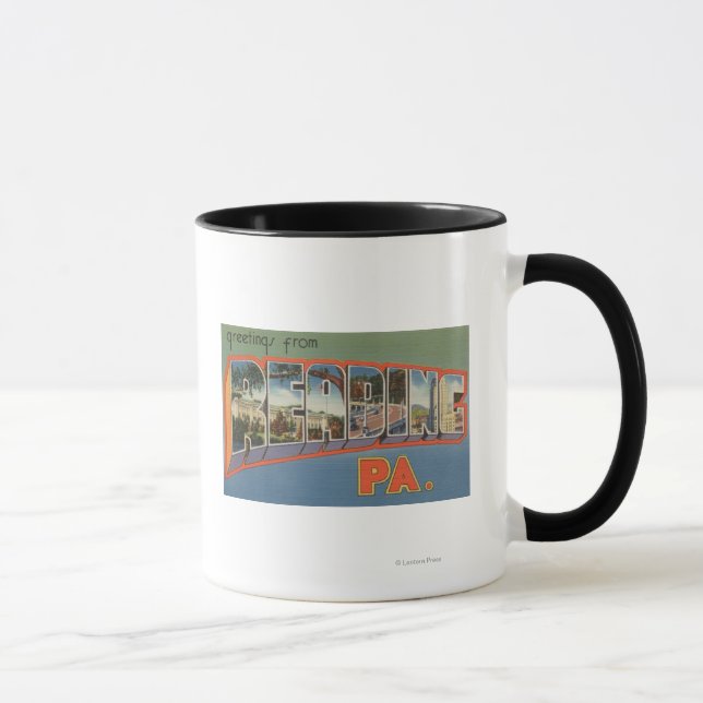 Mug Lecture, Pennsylvanie - Scènes de grandes lettres (Droite)