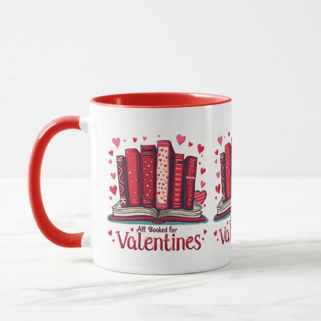 Mug Lecture romantique Vibes Cosy Valentine Cadeau (Gauche)