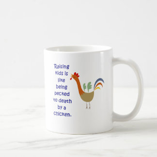 Mug L'éducation des enfants est comme être picoté à la