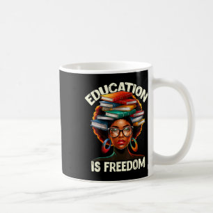 Mug L'éducation est la liberté Livres de professeur no