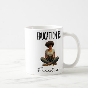 Mug L'éducation est la liberté Livres de professeur no