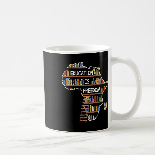 Mug L'éducation est la liberté Mois de l'histoire des  (Droite)