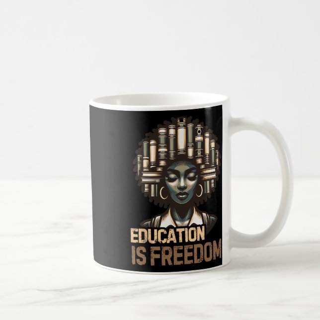 Mug L'éducation est la liberté Mois de l'histoire des  (Droite)