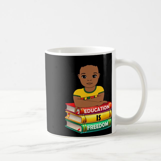 Mug L'éducation est liberté Histoire noire Mois Afriqu (Droite)